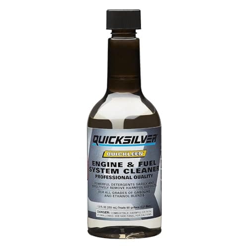 Quicksilver 8M0047921 Quickleen Engine & Fuel System Cleaner, 12 Oz.