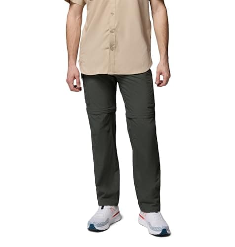Columbia Mens Silver Ridge Convertible Pant, Gravel, 36 x 34
