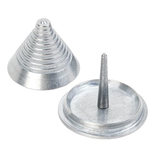 Lawn Mower Blade Balancer, Mower Blade Balancer For Lawnmower, Universal Quality Metal/Zinc Cone Design Lawnmower Accessories For All Lawn Mower Blades, Fits For Stihl, Troy, Husqvarna And More