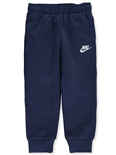 Nike Club Fleece Rib Cuff Pants (Little Kids) Midnight Navy