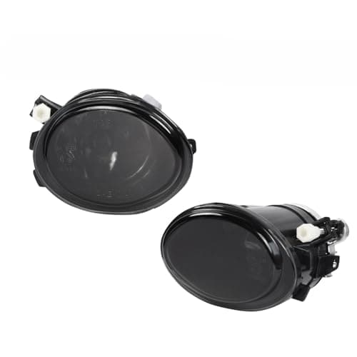 PAANLOK Fog Lights for BMW E46 3 Series & M3 (2001-2006) - Direct Fit 320i/325i/330i w/Sport Package & M-Tech Aero, Fog Lamps Replacement | Smoke