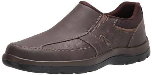 Rockport mens Get Your Kicks Slip loafers shoes, Brown, 7 US
