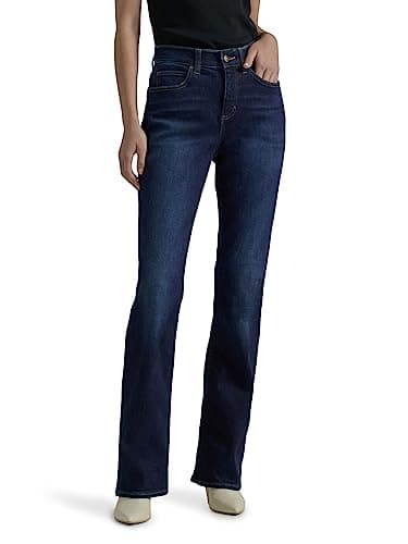 Lee Women's Ultra Lux Comfort with Flex Motion Bootcut Jean Main Thrill 16 Short
