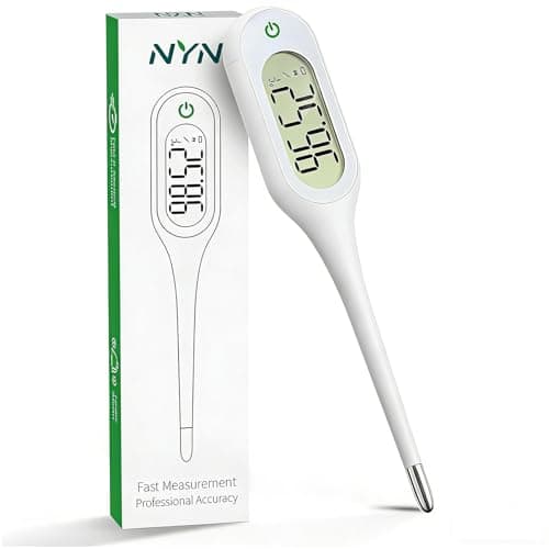 8 Second Thermometer for Adults & Kids, Accurate & Safe Baby Thermometer with Fever Alarm and Memory Recall, Oral, Rectal or Underarm Use