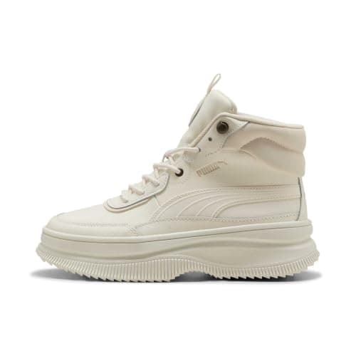 PUMA Womens Mayra Round Toe Lace Up Sneakers Shoes Casual - Off White - Size 10.5 M