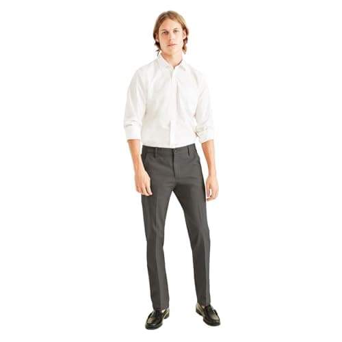 Dockers® Men's Workday Khaki Slim Fit with Smart 360 Flex™, Storm Grey, 36W x 29L