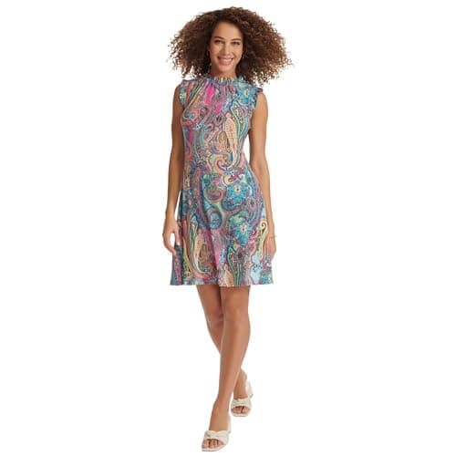 Tommy Hilfiger Women's Dresses Dress,hot Pink Multi,10