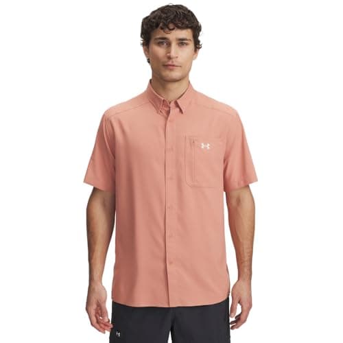 Under Armour Men's Drift Tide 2.0 Short-Sleeve T-Shirt, (696) Canyon Pink / / Stone, Medium