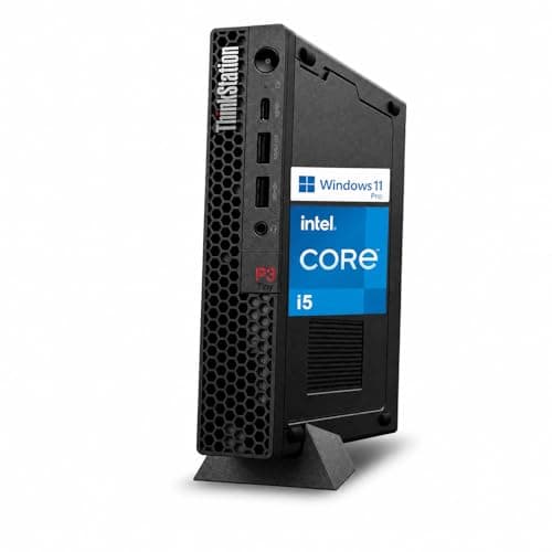 Lenovo ThinkStation P3 Tiny Mini Desktop Workstation,Intel Core i5 14500 vPro 14-Core Business PC, 16GB DDR5 RAM, 512GB NVMe SSD, Windows 11 Pro,Wired Keyboard & Mouse, w/Bonus Accessories