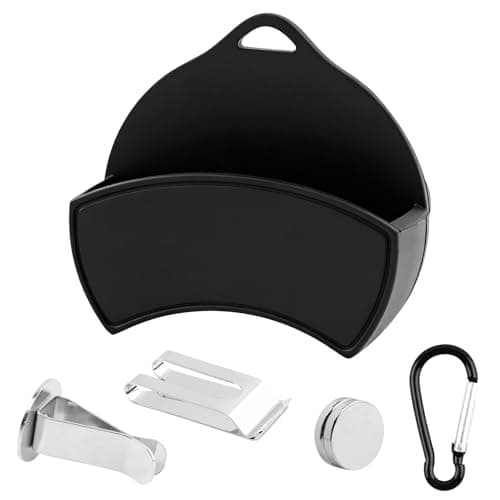 Zyn Holster Clip, Silicone Belt Clip & Magnetic Mount Compatible with Zyn Belt or Car Sun Visor Accessory Functional & Discreet Pouch Holder Universal for 2.75" Tins