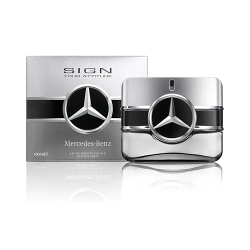 Mercedes Benz Man Sign Your Attitude - Eau de Toilette for Men - Long Lasting Mens Cologne - Amber Cologne for Men - Mens Cologne Spray - 3.4 oz