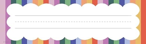 Teacher Created Resources Color Crush Flat Name Plates (TCR9375)