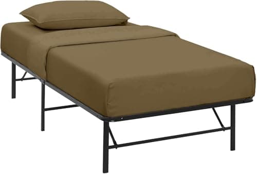 Cottingon 4 Piece Cot Mattress Sheet Set 33"X75", Egyptian Cotton, Soft Sheets, Fits 4 to 7 Inch Deep Pocket for Narrow, Twin,Camper, RV Bunk, Tri Fold Mattress, Taupe