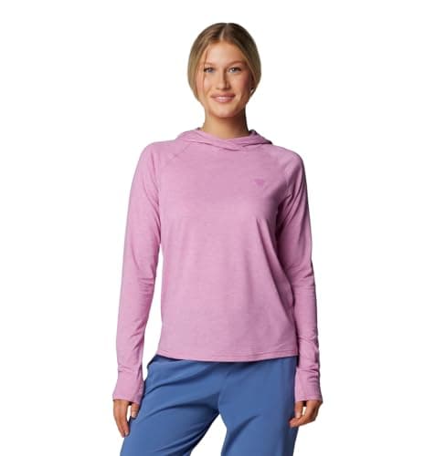 Columbia Women's PFG Uncharted Hoodie, Minuet Heather, Large