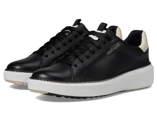 Cole Haan Womens Grandpro Topspin Golf, Black/Whitecap, 6-B US