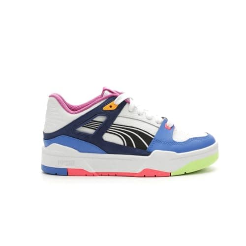PUMA Kids Boys Slipstream Sunset Lace Up Sneakers Shoes Casual - Blue, White - Size 5 M, 39061101
