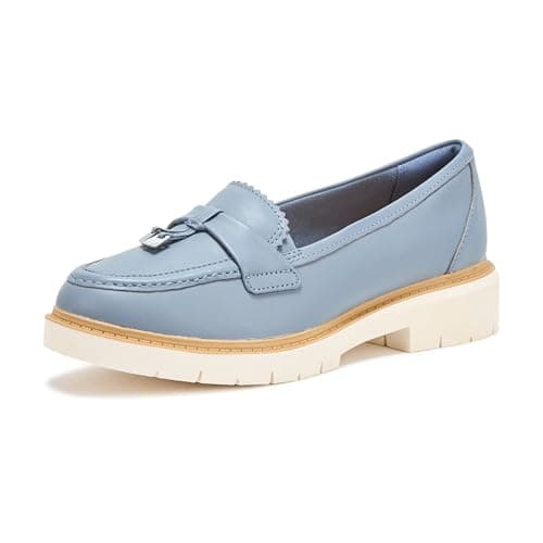 Clarks Collection Women's Westlynn Bella Loafer, Denim Blue, 6.5 W US