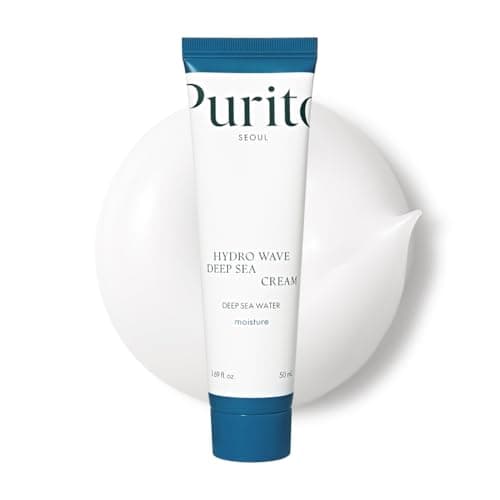 PURITO Deep Sea Cream, Hydration, Lightweight, for All Skin Types, Daily Face Moisturizer, Vegan & Cruelty-Free, Korean Skin Care, 50ml 1.69fl.oz
