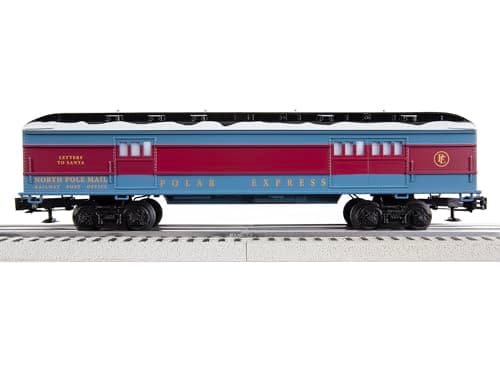Lionel The Polar Express Letters to Santa Mail Car – O Gauge Model Train Car with Interior Illumination, Operating Couplers & Diecast Trucks, Age 14+