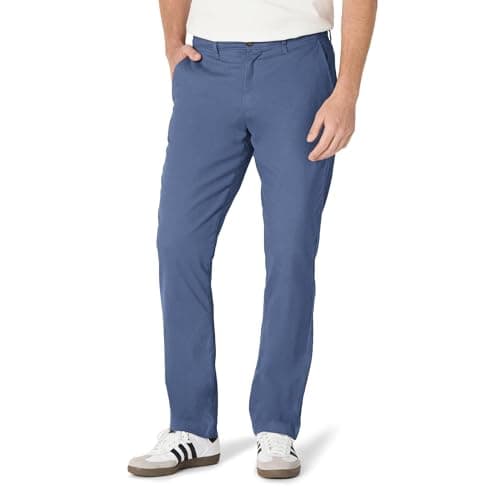 Amazon Essentials Men's Athletic-Fit Casual Stretch Khaki Pant Pants, Indigo, 31W x 29L