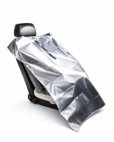 DS. DISTINCTIVE STYLE Baby Car Seat Cover Cooling Pad Sun Shade Infant Car Seat Cooler Protector Keeps Toddler Seat Cool Travel Accessories Silver