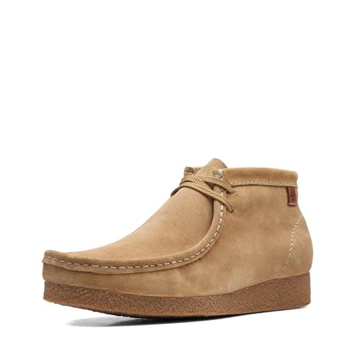 Clarks Collection Men's Shacre Boot Ankle Boot, Dark Sand Suede, 10 Medium US