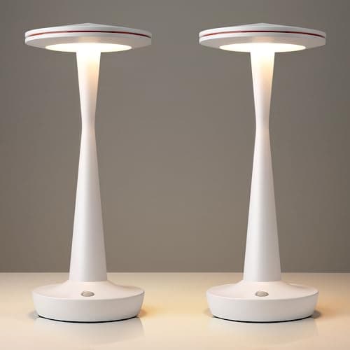 LED Ccordless Table Lamp Rechargeable,Battery Powered Outdoor Lights