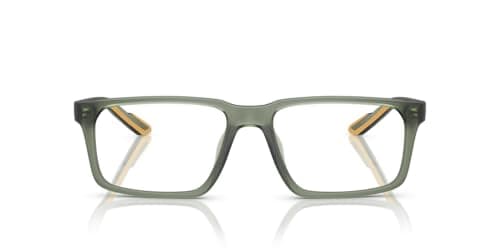 Armani Exchange A|X AX3118U Prescription Eyewear Frames, Matte Opal Green/Demo Lens, 55 mm