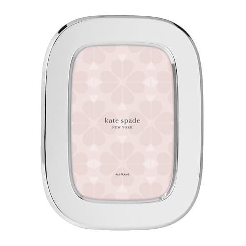 Kate Spade New York Silver South Street 4" X 6" Oval Frame, 0.80 LB