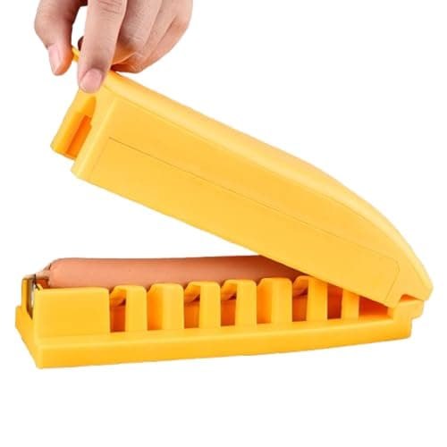 New Multifunctional Hot Dog Slicer and Sausage Cutter - Dual-Purpose Flower Cutting & De-Wrapping Tool for Grilling, Camping, Picnics, Party - Easy to Clean & Labor-Saving Kitchen Gadget