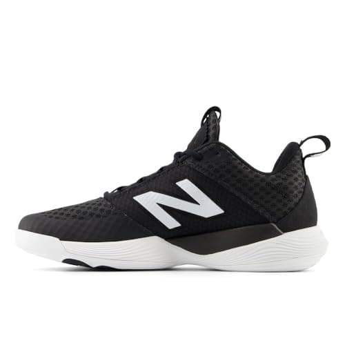 New Balance Women's FuelCell VB-01 Volleyball Shoe, Black/White/0, 6 M