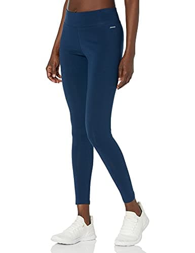 Jockey Women's Active Cotton Stretch Wide Waistband Ankle Leggings