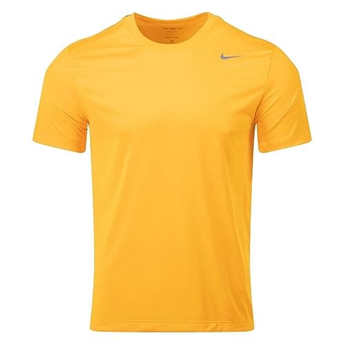 Nike Mens Team Legend Short Sleeve Crew T-Shirt (as1, Alpha, l, Regular, Regular, Yellow Strike)
