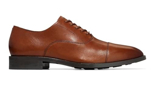 Cole HAAN Mens Hawthorne Cap Toe Oxford, British TAN, 11.5 M US