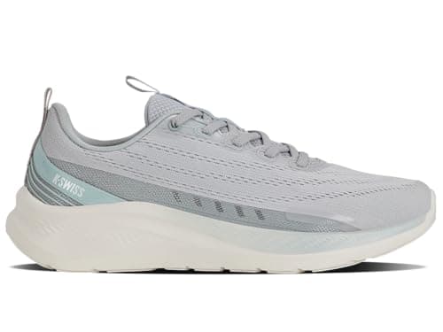 K-Swiss Women's Helio Trainer, Moonlight Gray/Snow Fog Green, 5.5 M