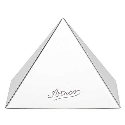 Ateco 3.5 by 2.5-Inch Stainless Steel Pyramid Mold