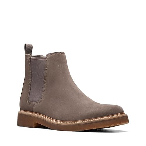 Clarks Men's Clarkdale Easy Grey Suede 11 Medium