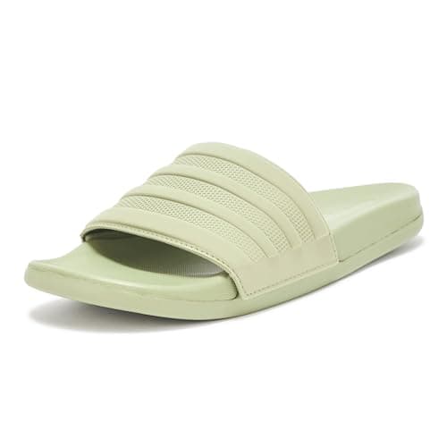 adidas Unisex-Adult Adilette Comfort, Tent Green/Tent Green/Tent Green, 16