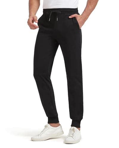 Zylioo Extra Long Sweatpants for Men 6ft+ Relaxed Tapered Pants for Casual Lounge Travel 34-36 Inseam