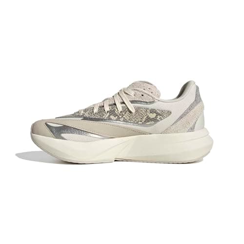 adidas Women's Lightblaze, Off White/Silver Metallic/Grey, 8.5