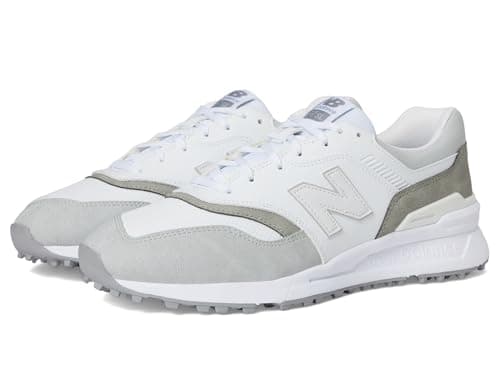 New Balance Men's 997 Spikeless, Light Grey, 9.5 X-Wide