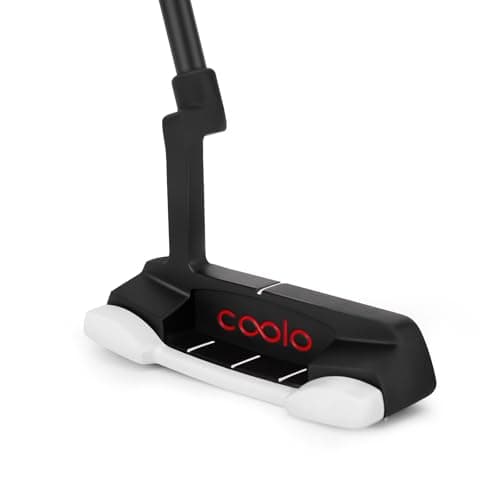 COOLO Low Torque Golf Putter, Provide Greater Stability and Less Face Twisting, Blade/Mallet/Heavy/Center Shafted/Counter Balanced Putter, Oversized Grip, Right & Left(Blade, 33”, LH)