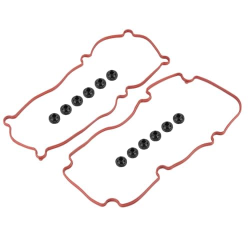 Engine Valve Cover Cylinder Head Gasket - Compatible for Chevrolet for Buick for Oldsmobile for Pontiac - Replace Part VS50080R, 25530329, 25535264 - Set of 2