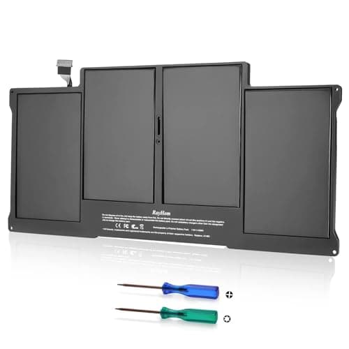 RayHom 7200mAh Replacement Battery for MacBook Air 13" A1466 (2012-2017) & A1369 (2010-2011), High Performance, Compatible with A1496 A1405 A1377, Easy Installation