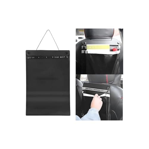 Sandfren Car Trash Bag, 40PCS Disposable Large Capacity Leakproof Smellproof Vehicle Hanging Garbage Pocket, Portable Waterproof Automotive Rubbish Pouch, Universal for SUV RV Truck