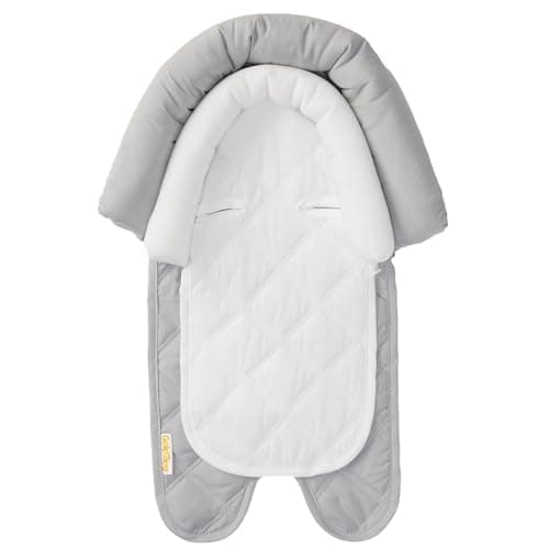Travel Bug GoldBug Baby & Toddler 2-in-1 Car Seat Head Support - Grey