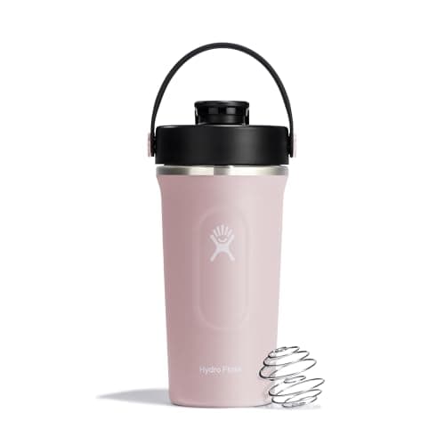 Hydro Flask Shaker Bottle – Insulated Stainless Steel Gym Bottle for Pre Workout & Protein 24 Oz Trillium
