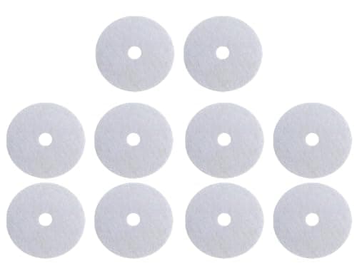 Myuiao 10 Pcs Universal Cloth Dryer Lint Filter, Cloth Dryer Exhaust Filter Portable Replacement Lint Filter Air Intake Paper Filters for Chef Dryer Replacement Parts and Accessories (227 x 33 mm)