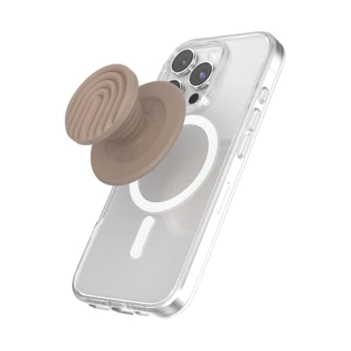 PopSockets Phone Grip for MagSafe, Magnetic Holder, Phone Stand, Neutral - Latte