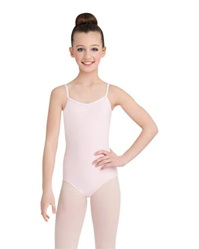 Capezio V-Neck Camisole Leotard - Girls, Pink, Small